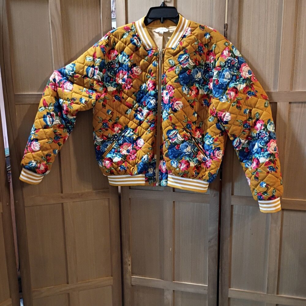 Umgee Large boho quilted bomber jacket